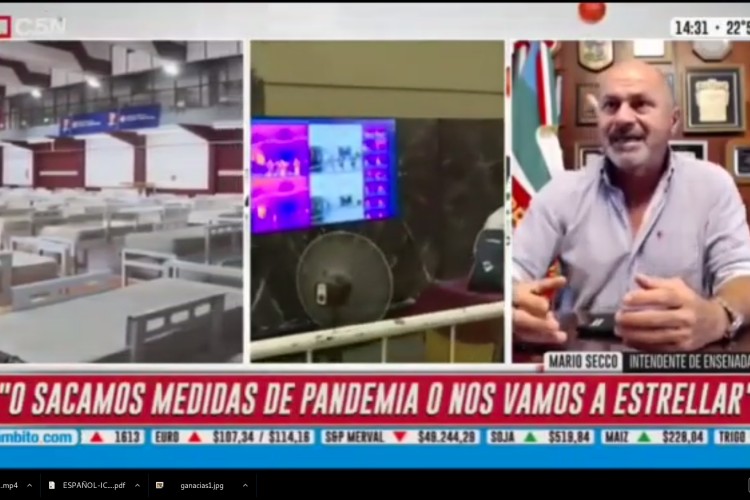 Imágen de Mario Secco en C5N